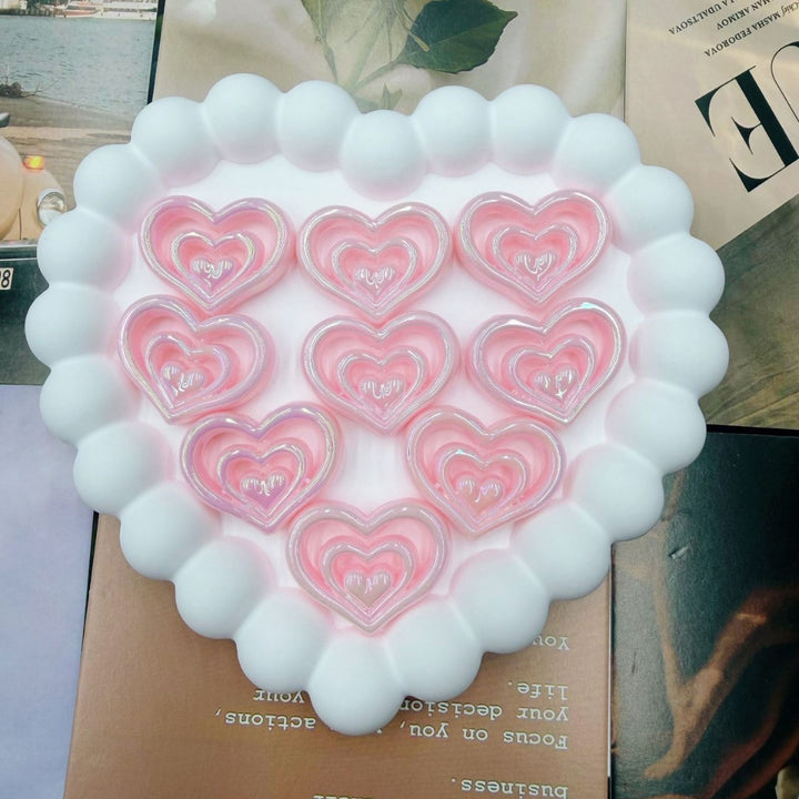 Decorative Heart-Shaped Resin Candle Holder Stornfield