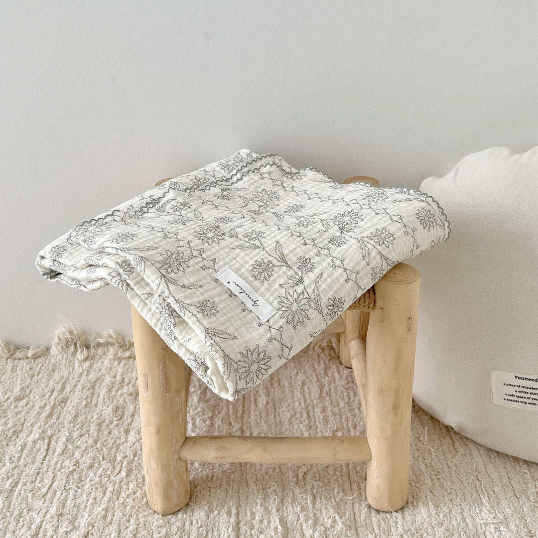 Lightweight Double-Layer Muslin Swaddle Blanket