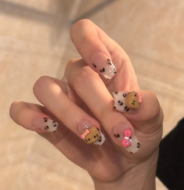 Artistic Heart Pattern Nail Art Extensions Stornfield