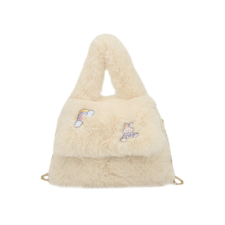 Playful Plush Handbag