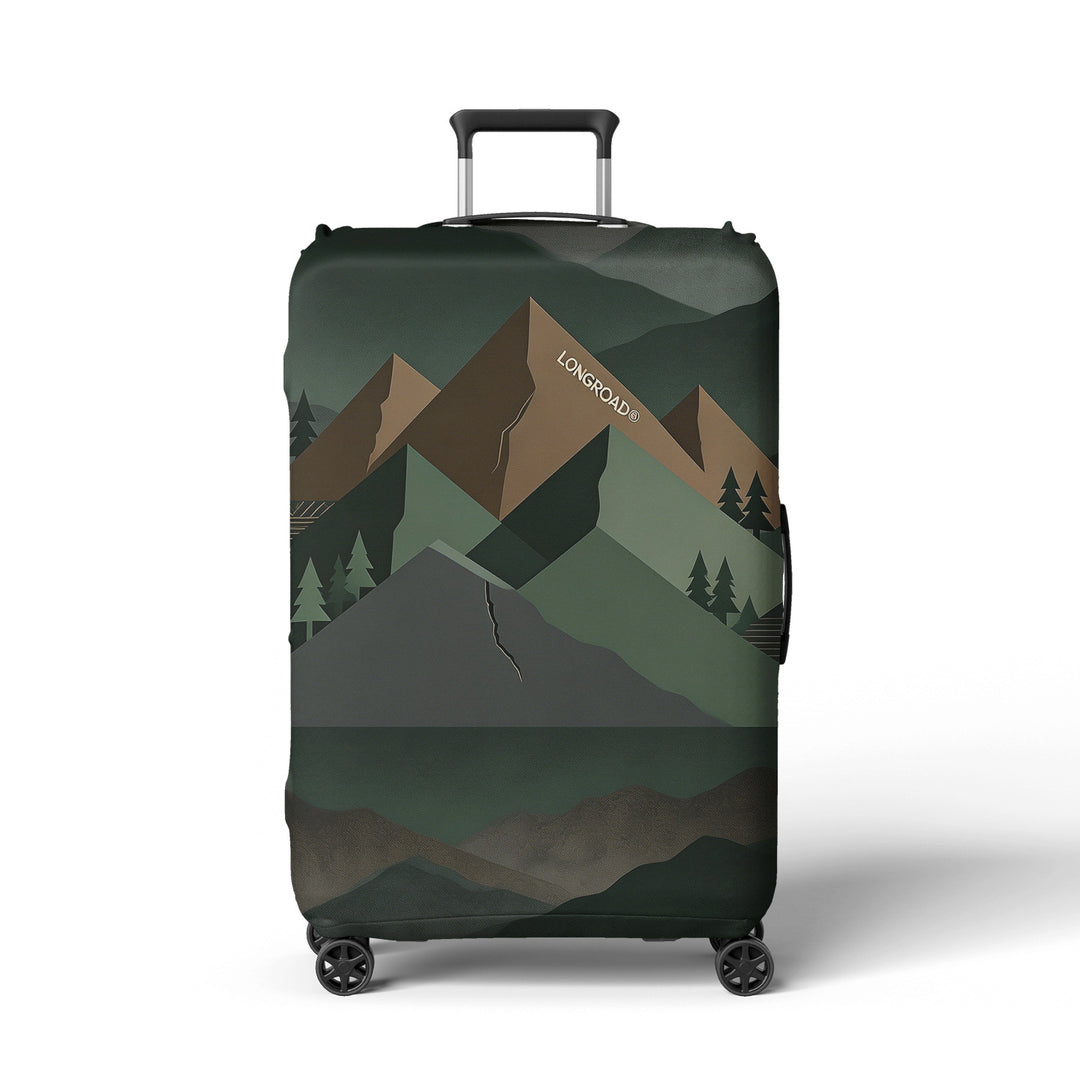 Women's suitcase cover with modern graphic design Stornfield