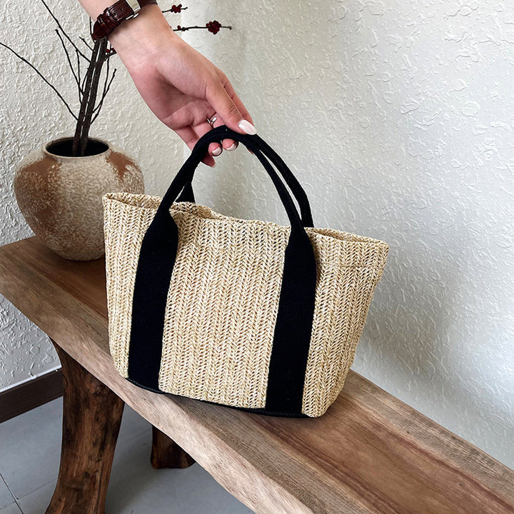 WoEco-Friendly Straw Beach Tote Stornfield