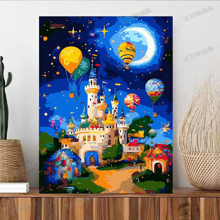 Fantasy Landscape Canvas Art Print Stornfield