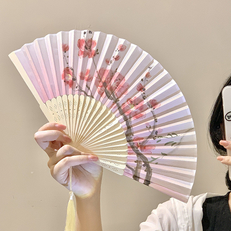 Hand fan with floral design Stornfield