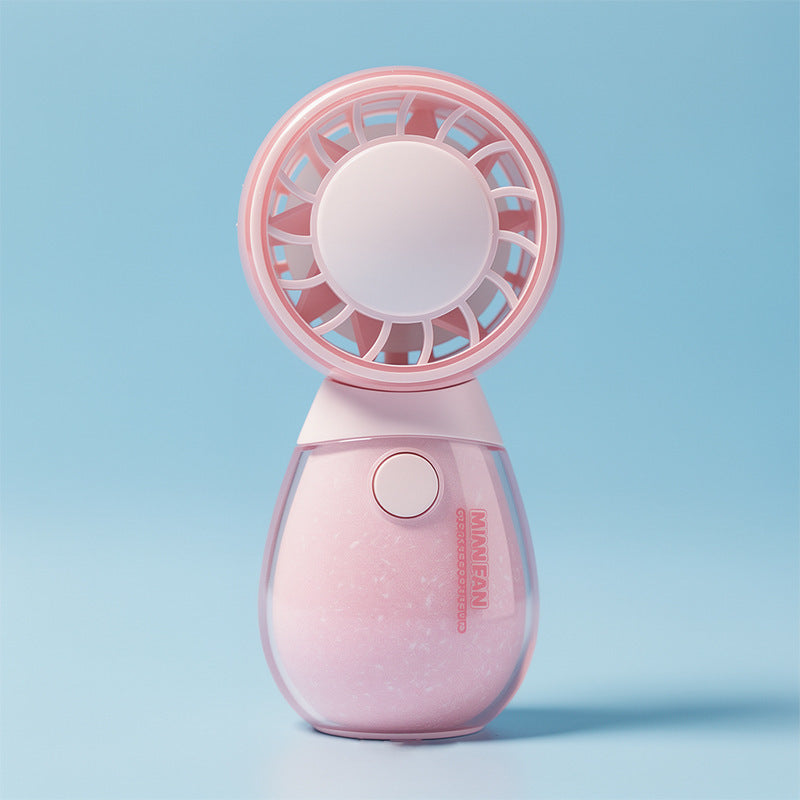 Women's Portable Mini Fan with Cute Cat Design Stornfield
