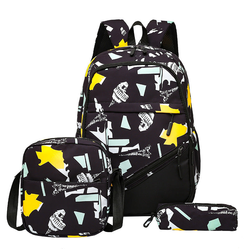 School backpack with multiple compartments and matching accessories Stornfield