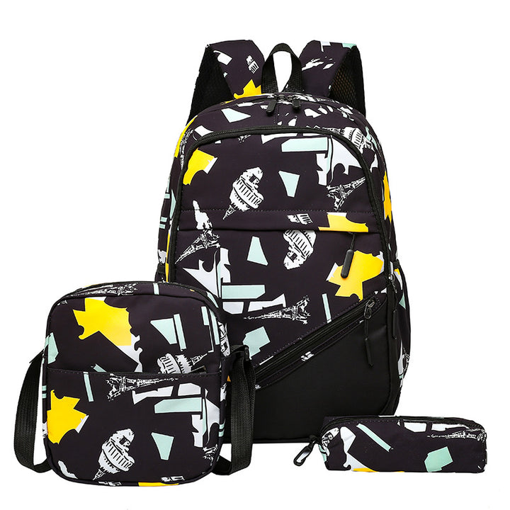School backpack with multiple compartments and matching accessories Stornfield