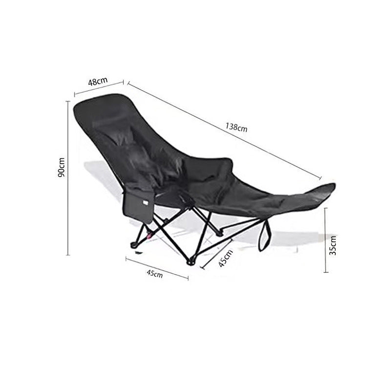 Practical camping lounge chair Stornfield