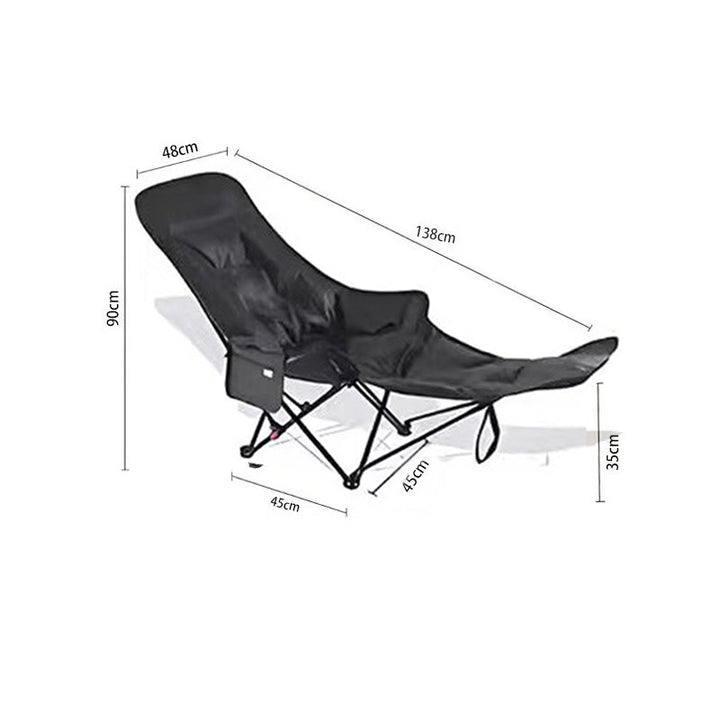 Practical camping lounge chair Stornfield