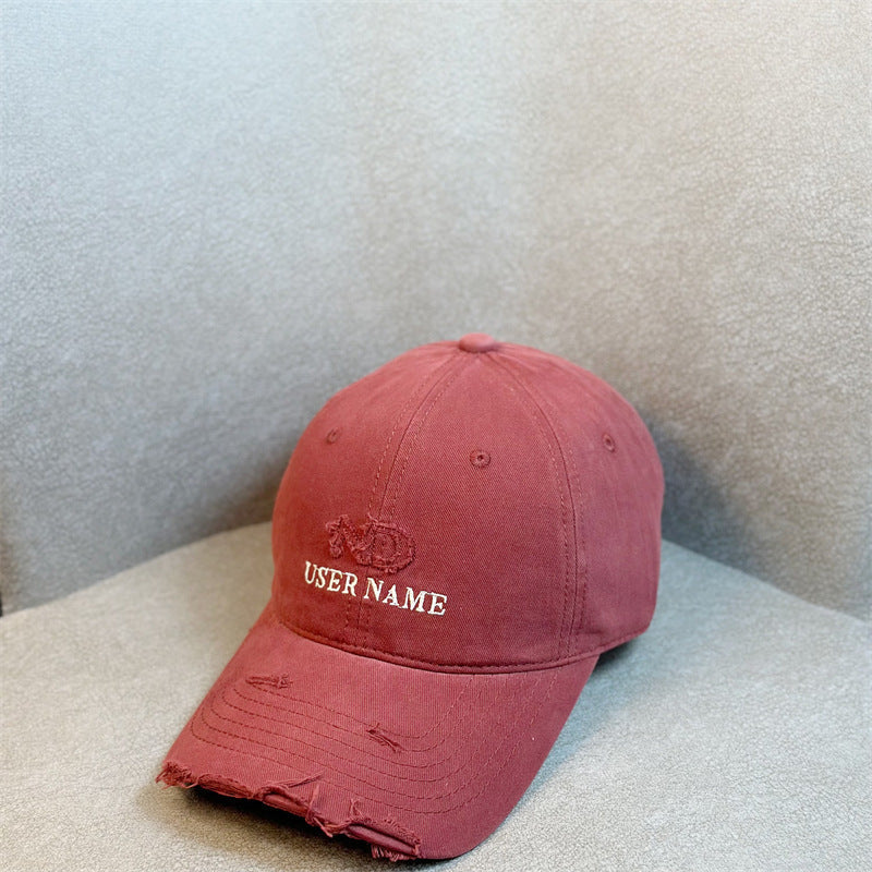 Women's Distressed Casual Adjustable Baseball Cap Stornfield