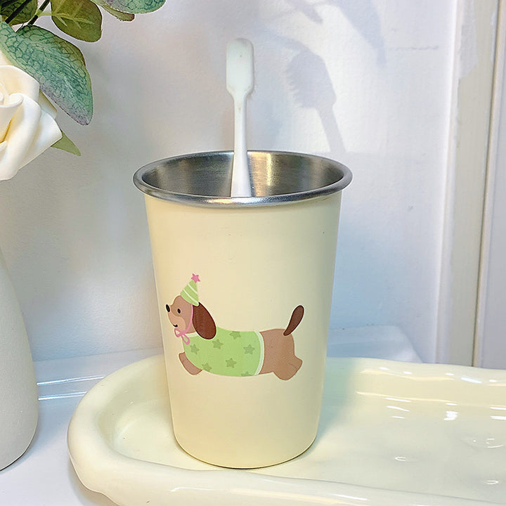 Stainless steel cup with cute dog design Stornfield