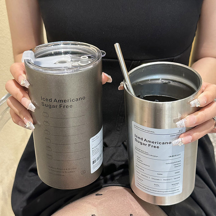 Women’s insulated mug with integrated straw and practical lid Stornfield