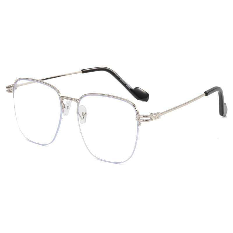 Women Designer Glasses with Square Frame and Glossy Metal Structure Stornfield