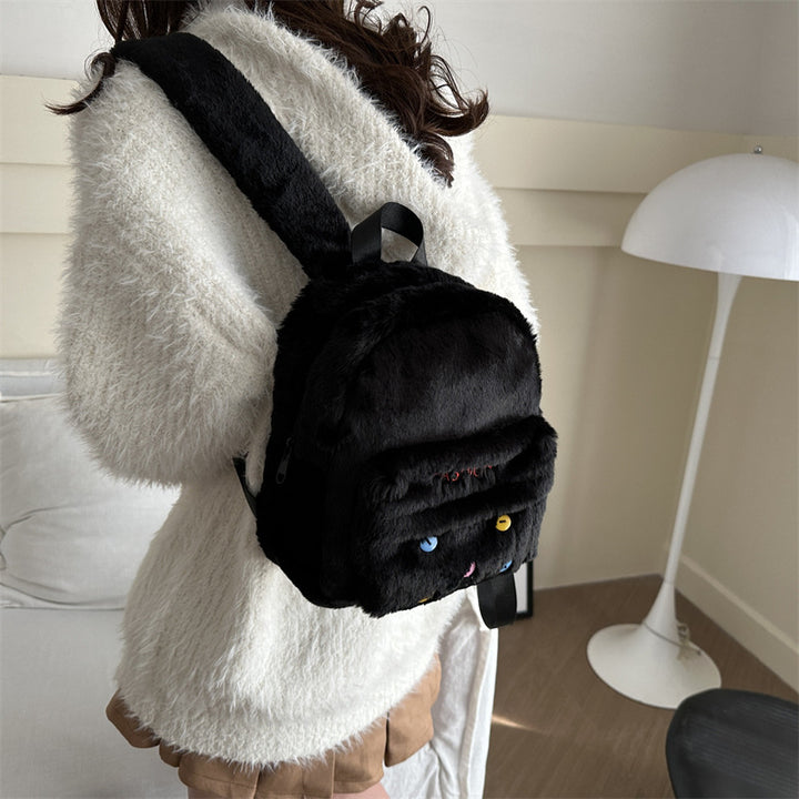 Plush backpack with playful design Stornfield