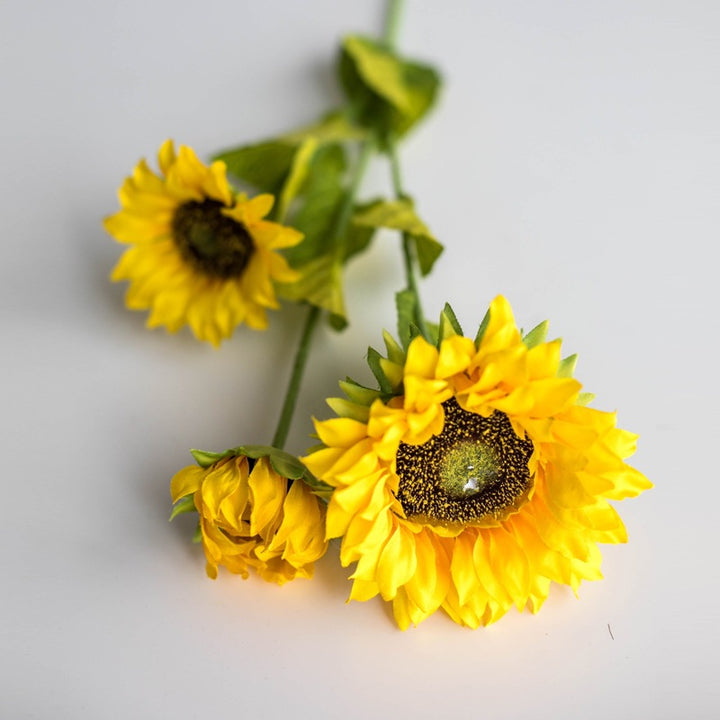 Lifelike Sunflower Floral Stem