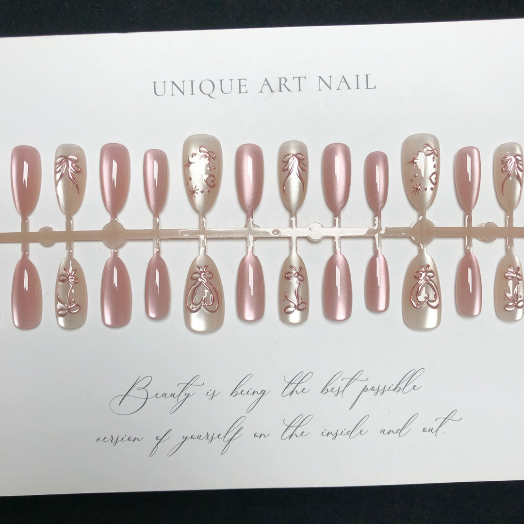 Elegant Ombre Art Press-On Nails