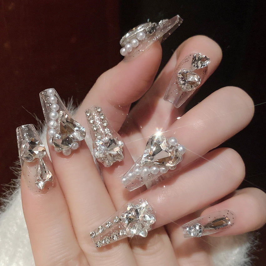 Decorative Crystal Embellished Nail Tips Stornfield