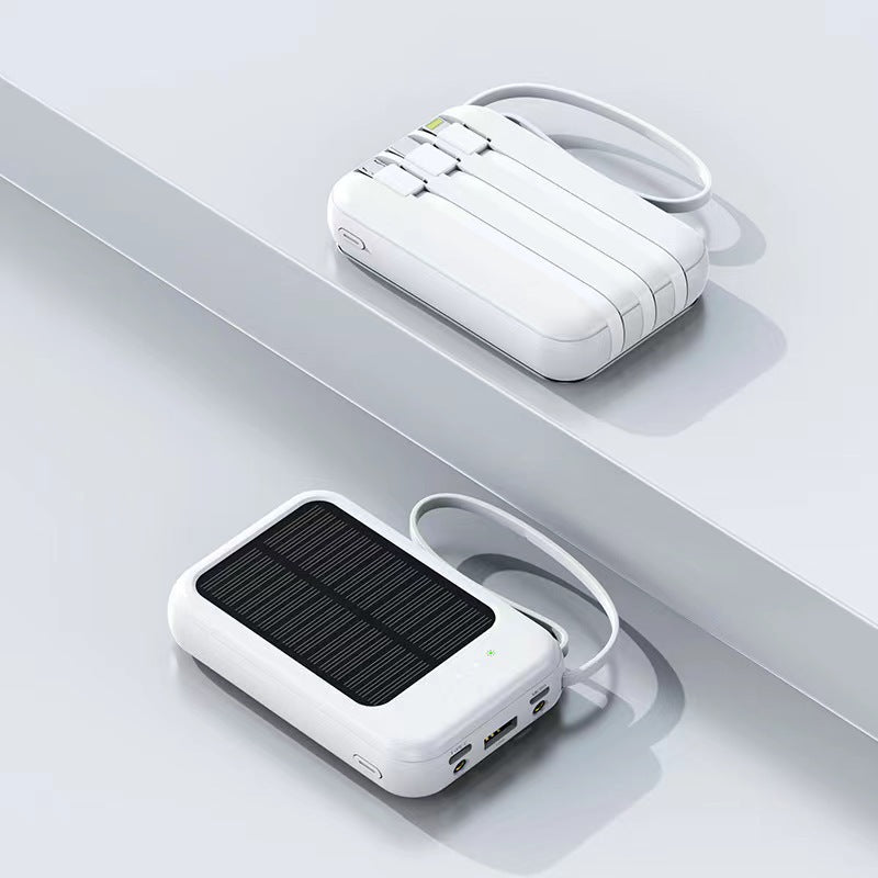 Solar-powered power bank with high capacity and multifunctional connections Stornfield