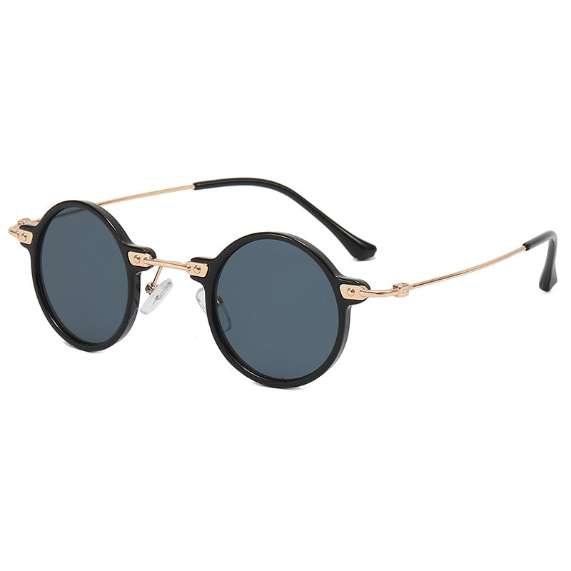 Ladies round glasses with delicate metal frame Stornfield