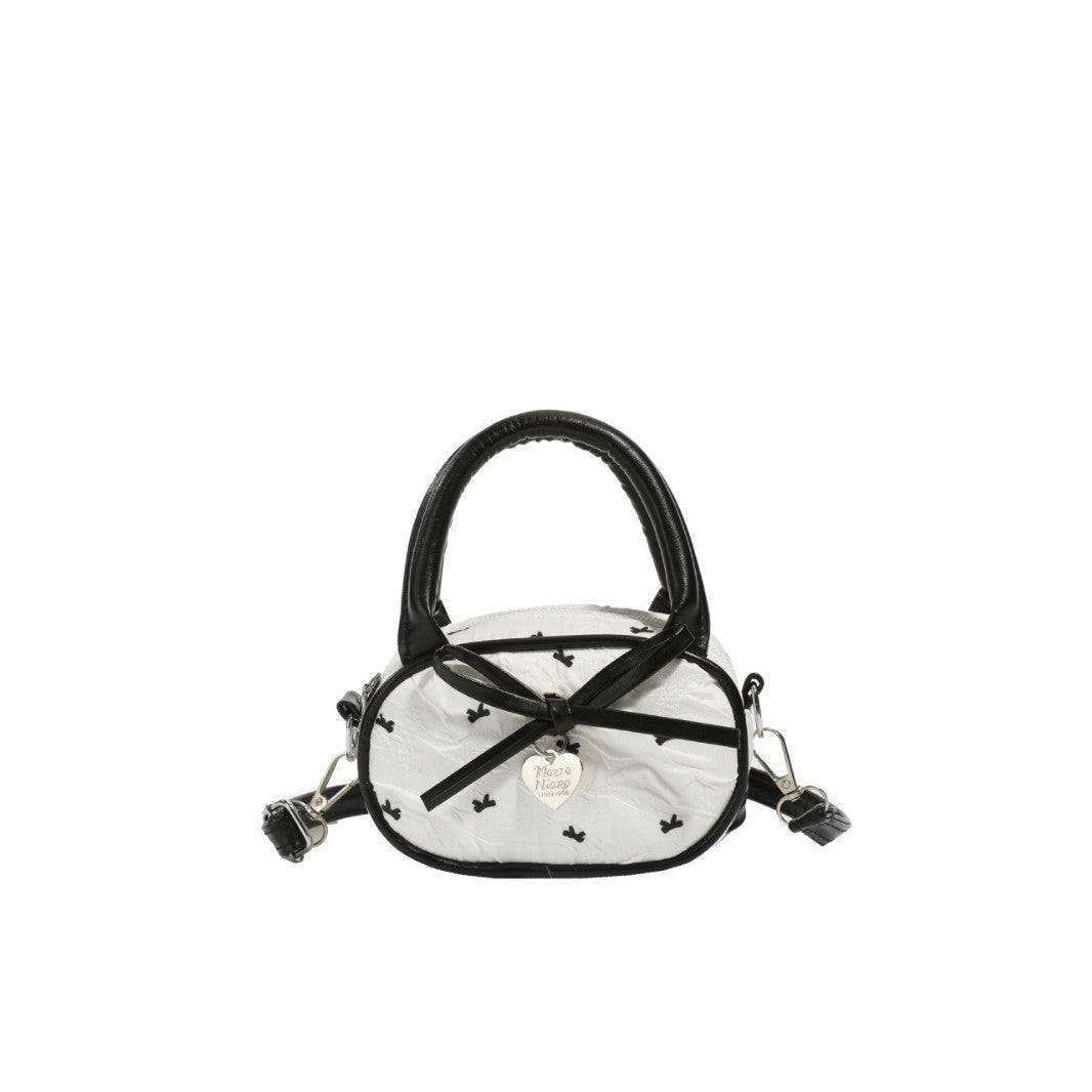 Quilted Mini Handbag with Heart Detail Stornfield