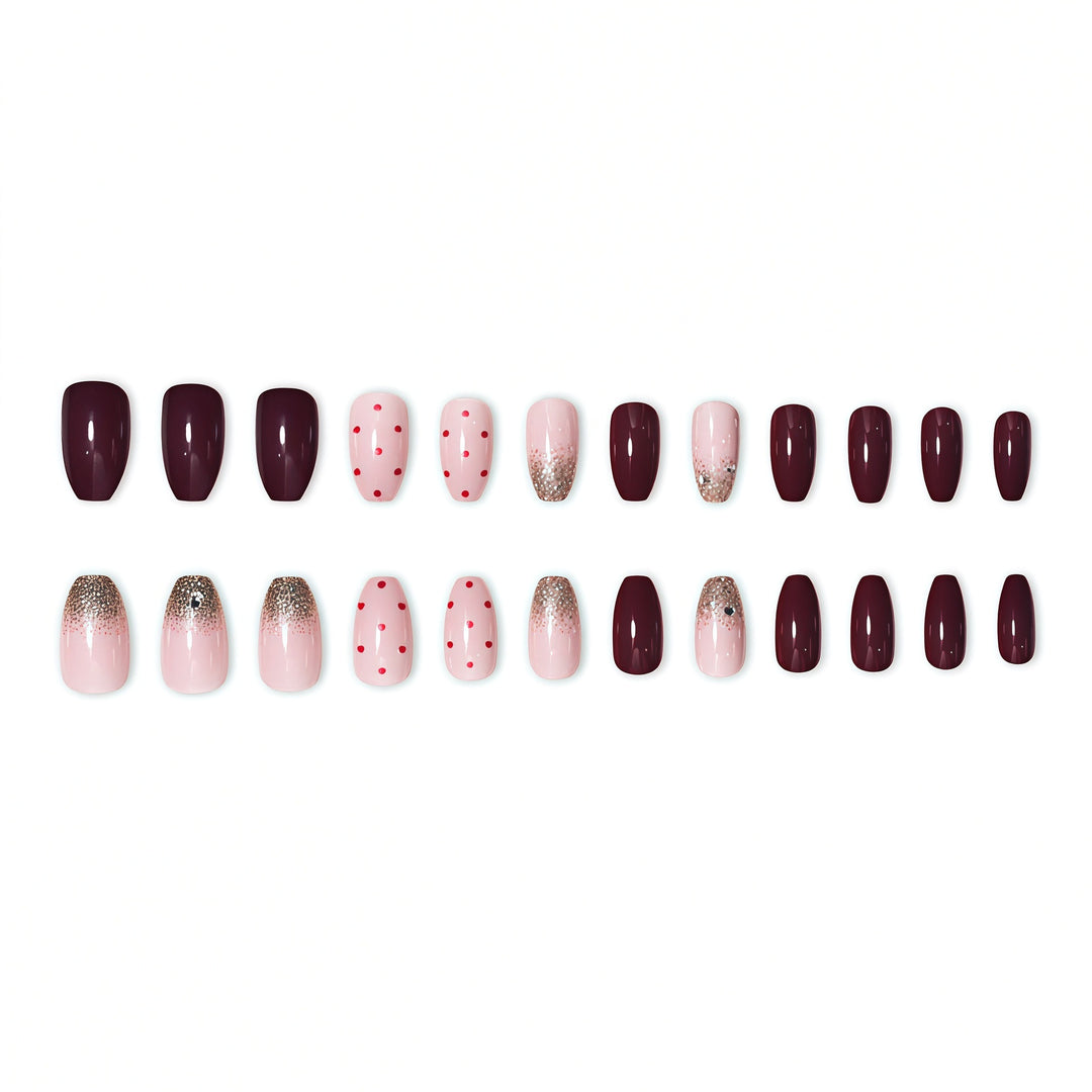 Heart-Themed Nail Art Extensions Stornfield