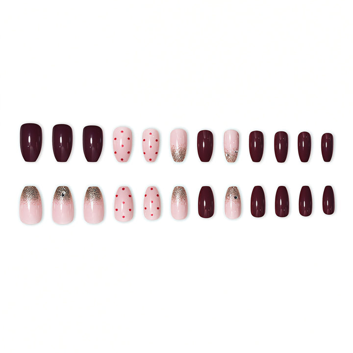 Heart-Themed Nail Art Extensions Stornfield
