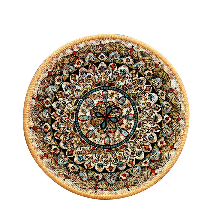 Decorative Round Floor Mat Stornfield