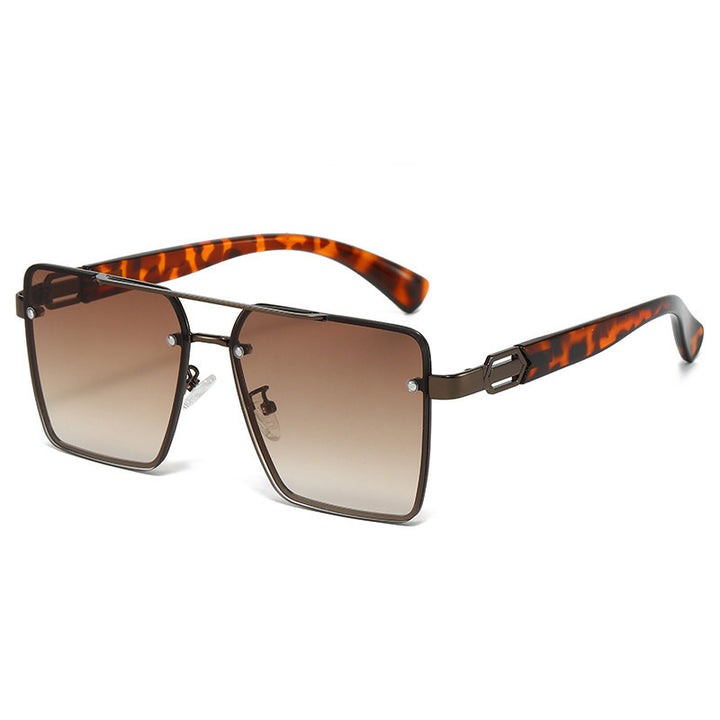 Women square sunglasses with elegant metal frame Stornfield