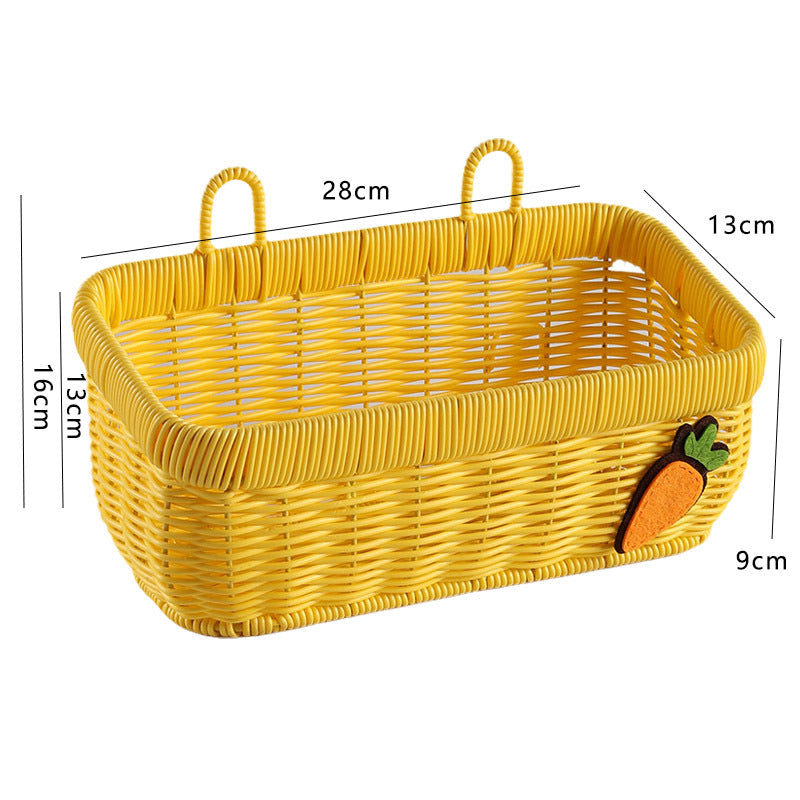Handwoven Multi-Compartment Storage Basket Stornfield