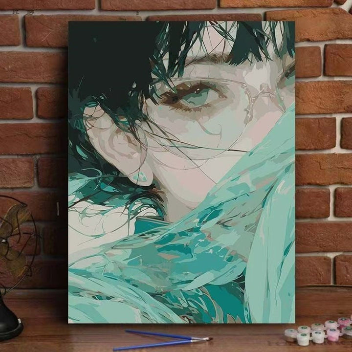 Abstract Art Portrait Canvas Print Stornfield
