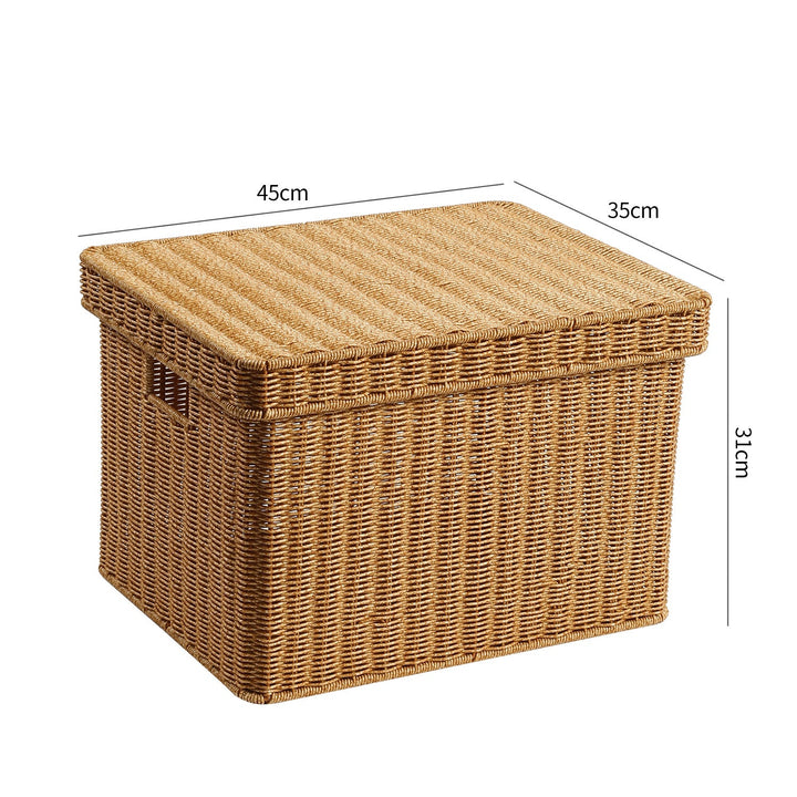 Handwoven Decorative Storage Chest Stornfield