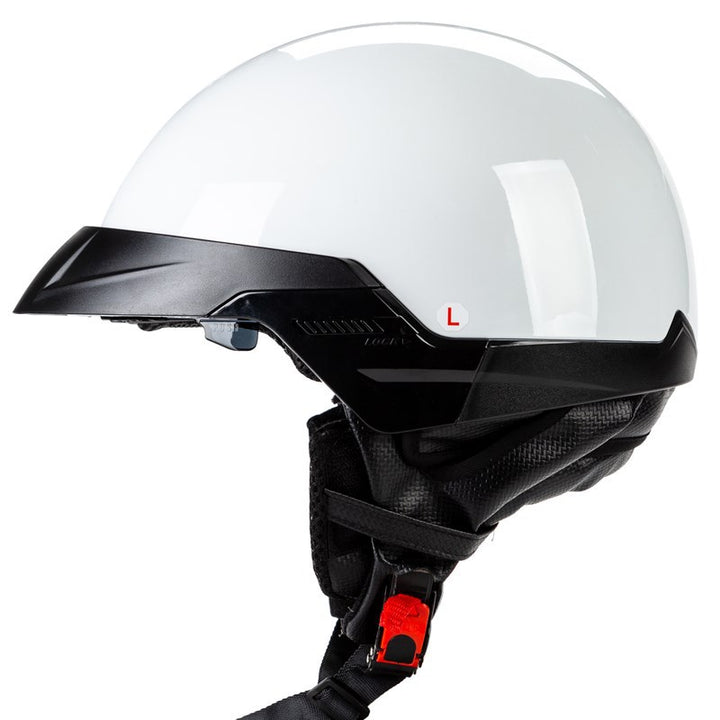 Urban Style Motorcycle Half-Helmet with Visor Stornfield