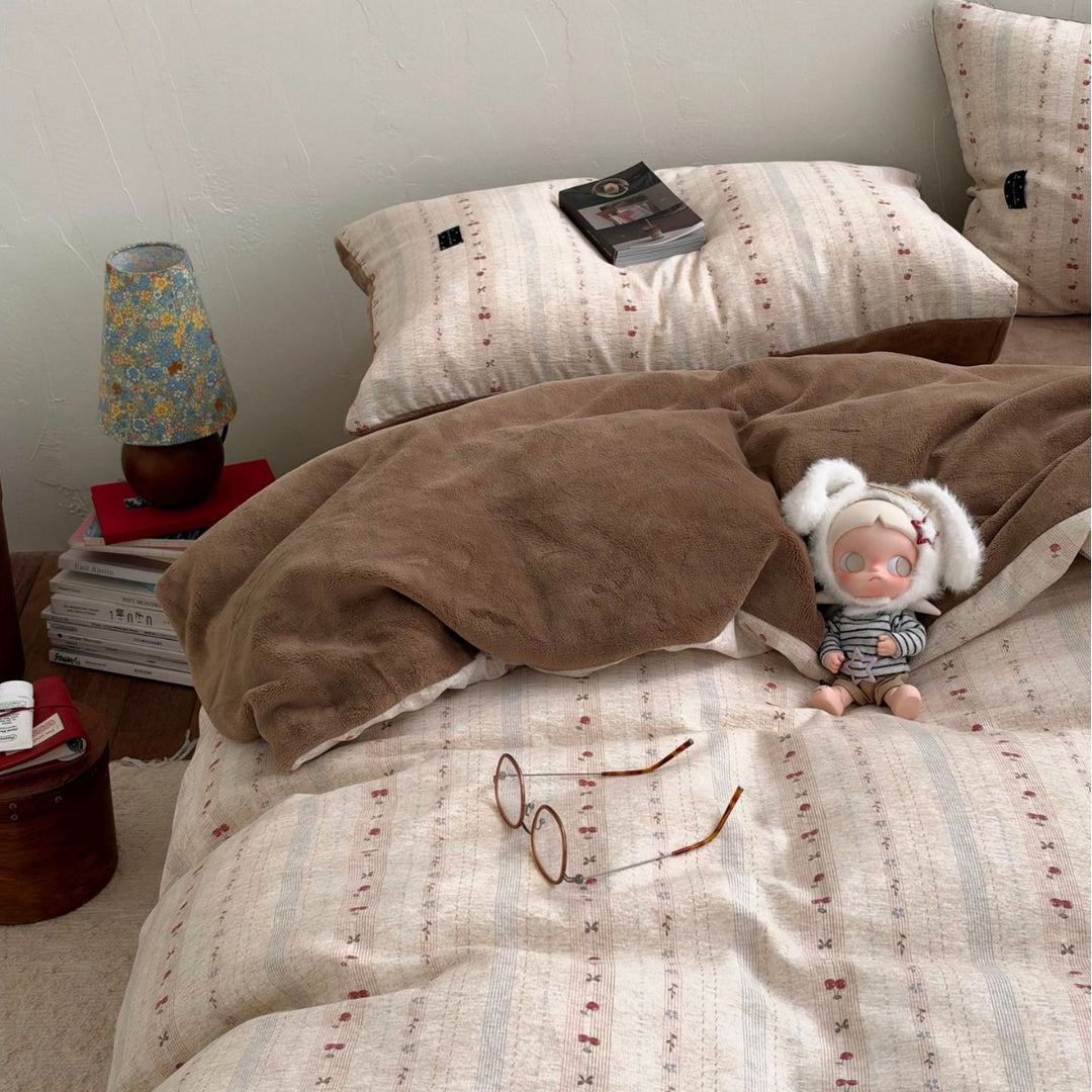 Textured Cotton Duvet Cover Set