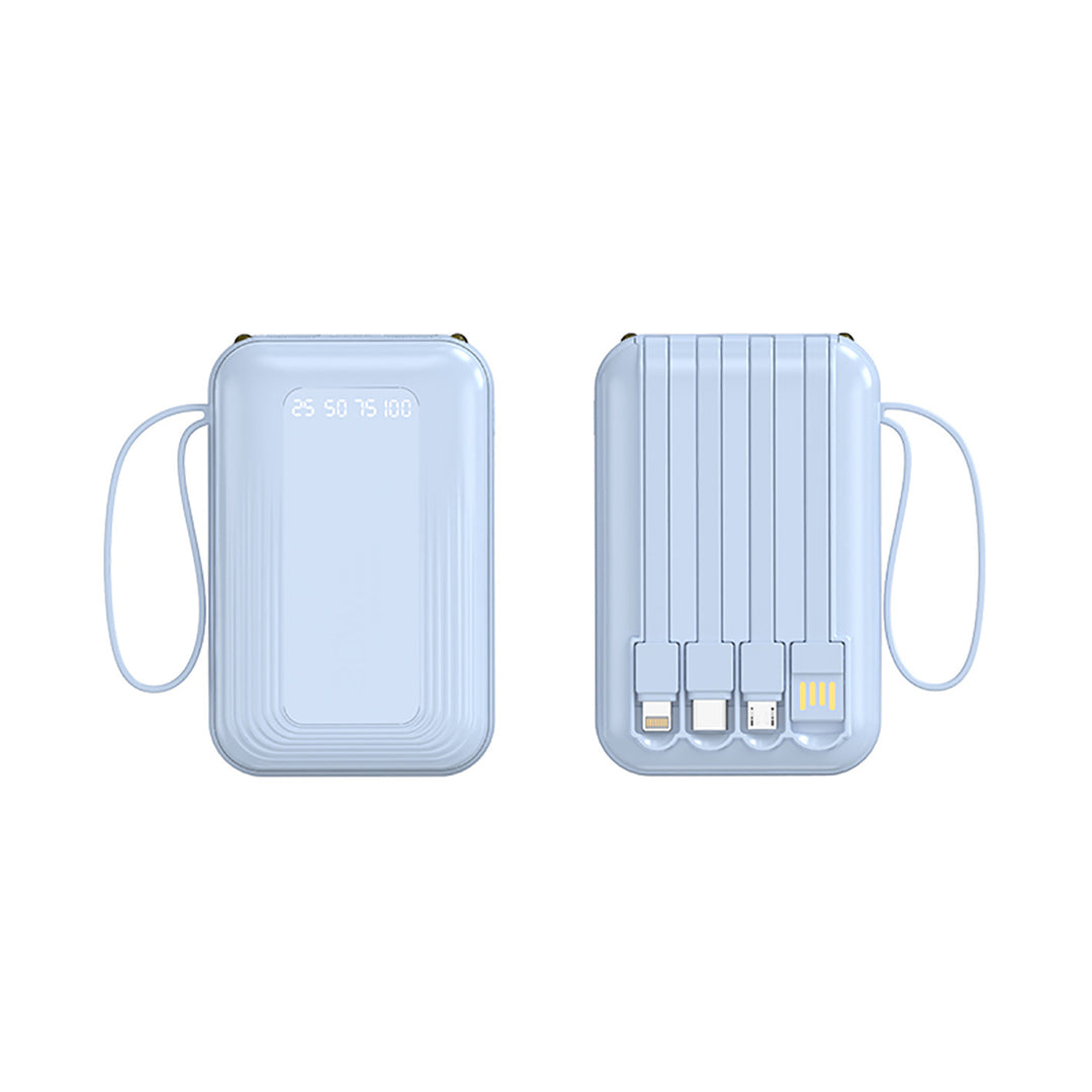 Multifunctional Power Bank with Integrated Cable System Stornfield