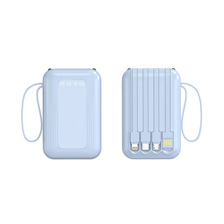 Multifunctional Power Bank with Integrated Cable System Stornfield
