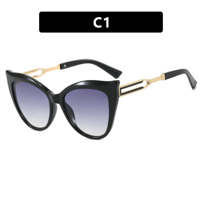 Ladies cat-eye glasses with elegant metal frame Stornfield