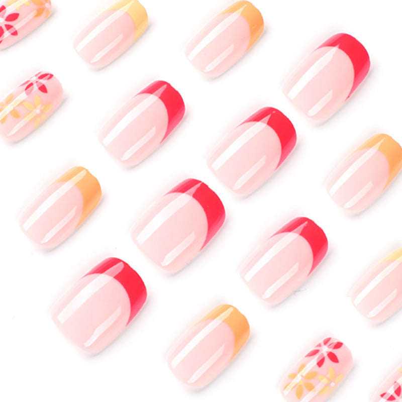 Artful nail art with delicate floral accents Stornfield