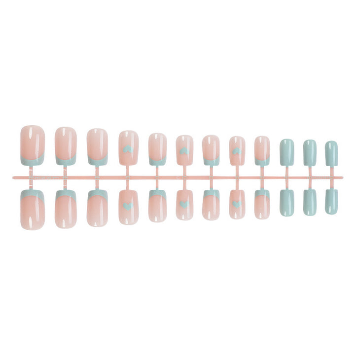 Heart-Accent Press-On Nail Set Stornfield