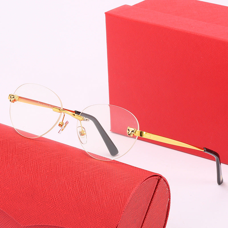 Ladies oval sunglasses with luxurious metallic accents Stornfield