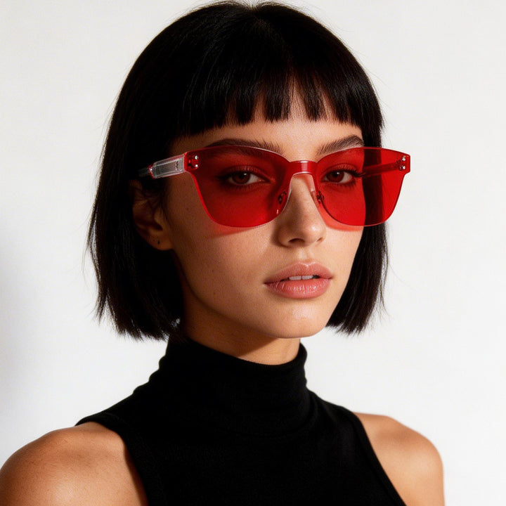 Women's Fashion Sunglasses with Unique Transparent Frame Stornfield