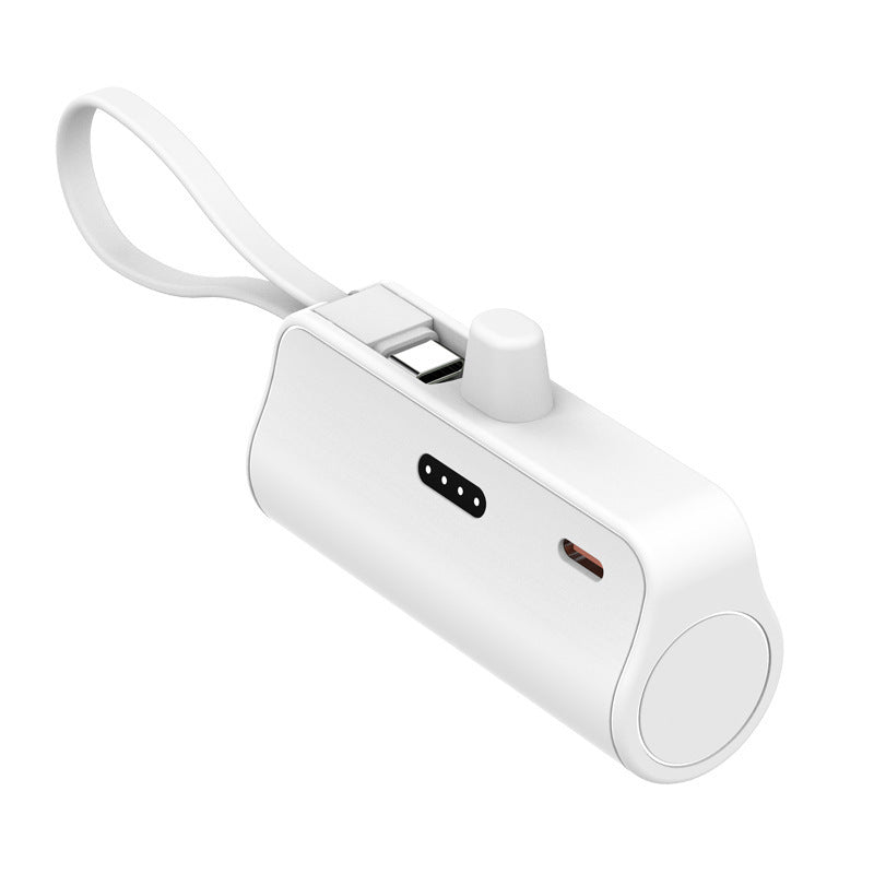 Portable power bank with integrated charging cable and compact design Stornfield
