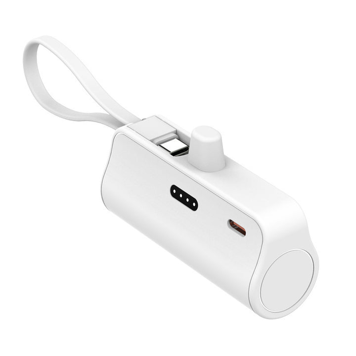 Portable power bank with integrated charging cable and compact design Stornfield