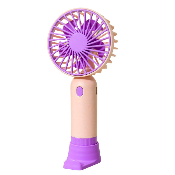 Women's Portable Mini Fan with Ergonomic Grip and USB Charging Function Stornfield