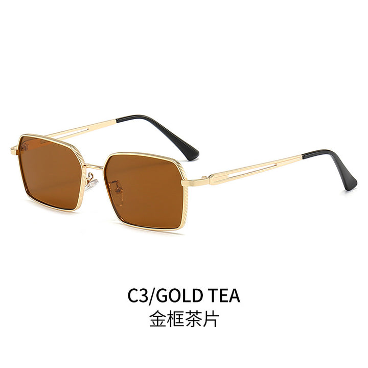 Women’s square sunglasses with minimalist metal accents Stornfield
