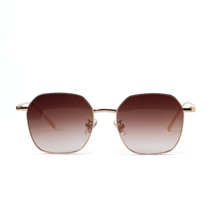Women geometric sunglasses with modern metal frame Stornfield