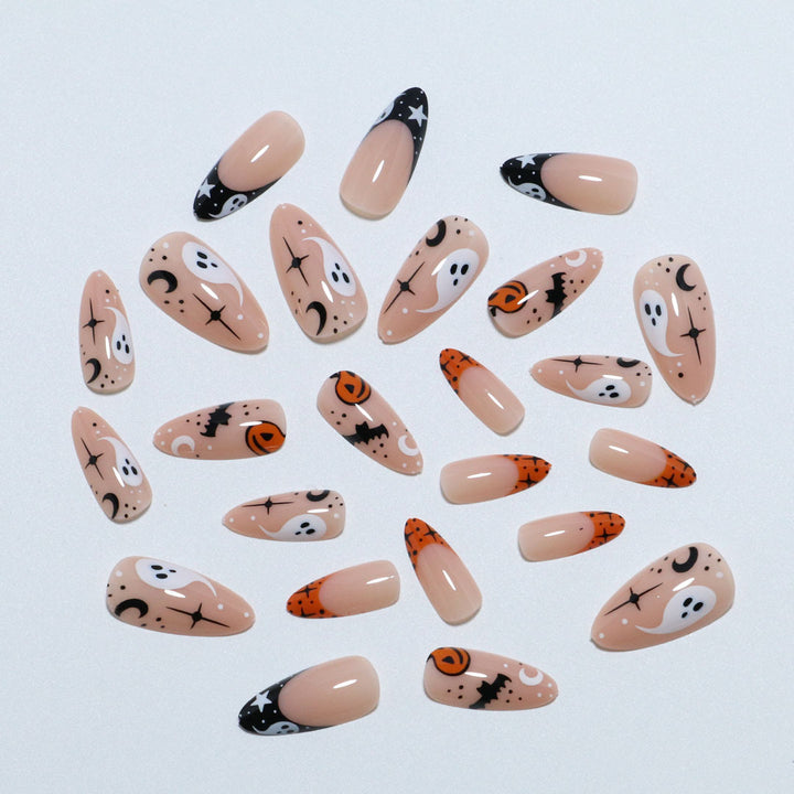 Artistic Halloween-Themed Press-On Nail Set Stornfield 1789805113