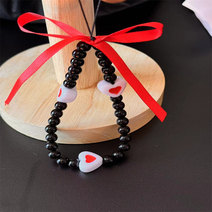 Heart-Themed Beaded Accessory Stornfield