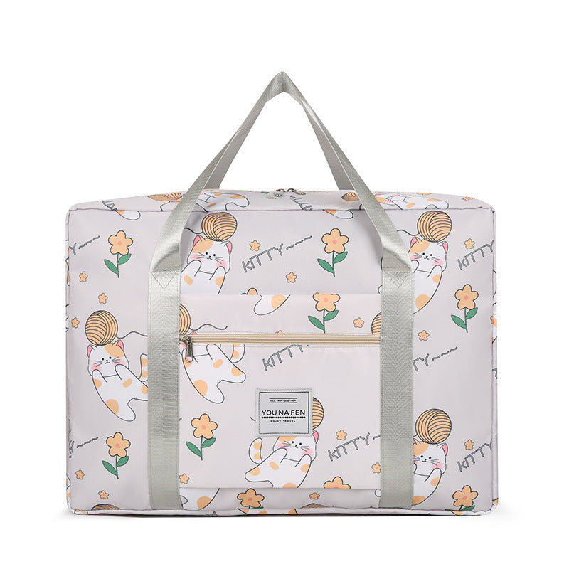 Fun Cat-Themed Travel Duffle Bag Stornfield