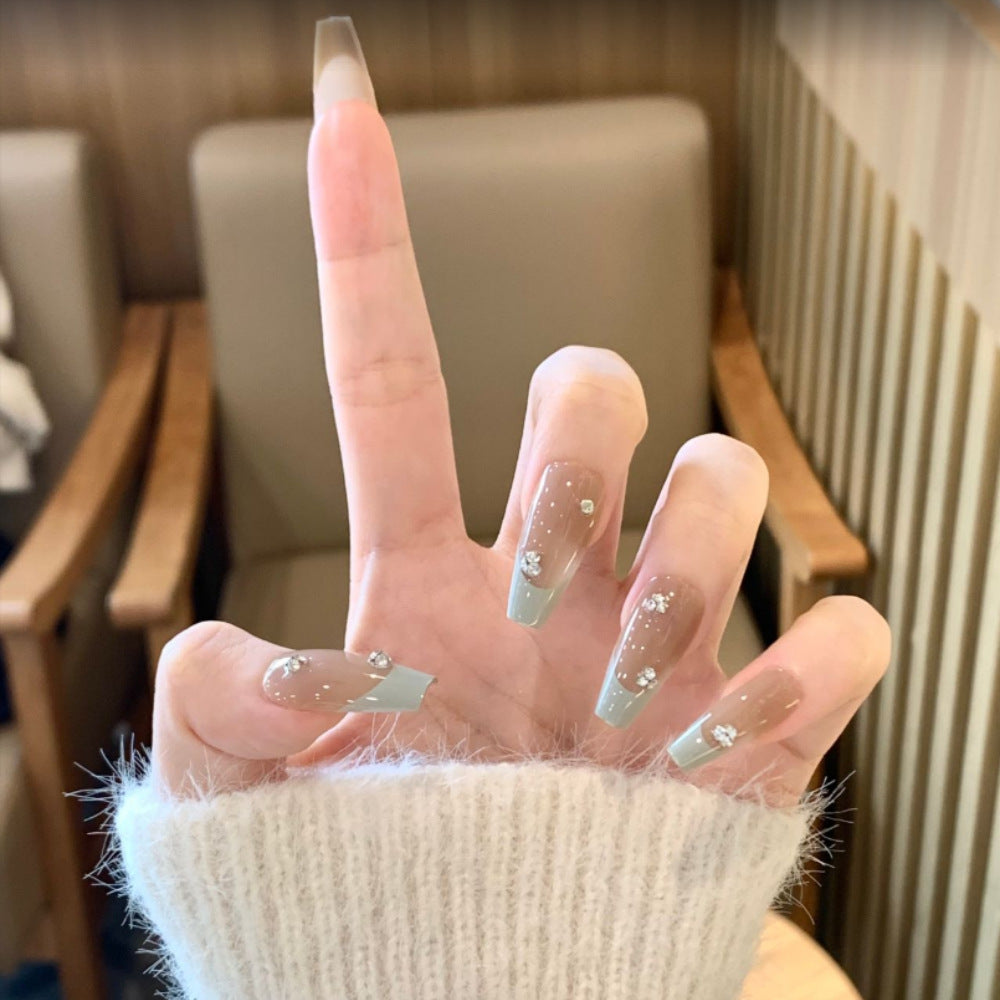 Artistic Cat-Themed Press-On Nail Set Stornfield