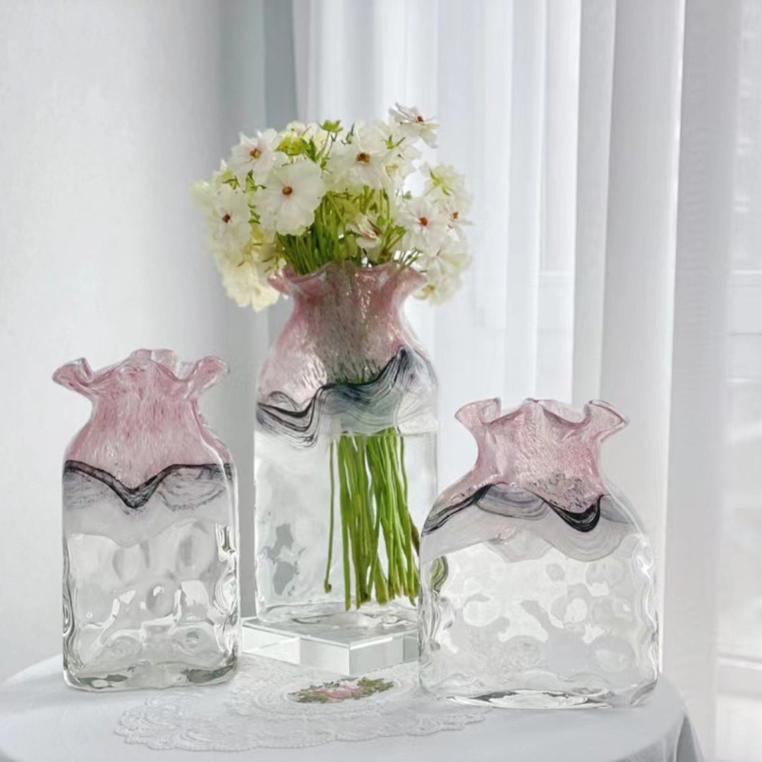 Decorative Ruffled-Top Square Wax Candle Stornfield